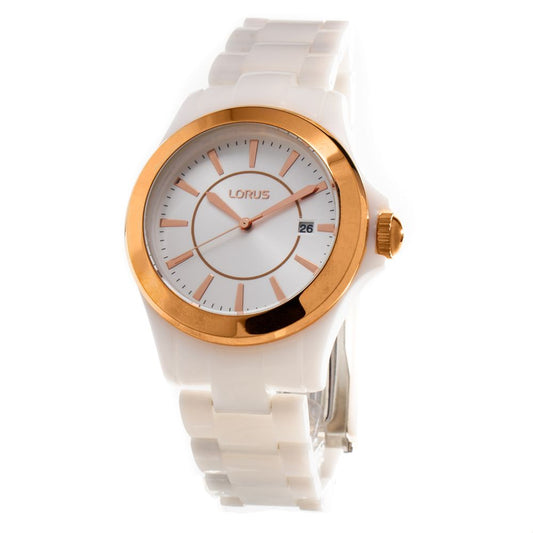 Lorus White Plastic Dress Watch