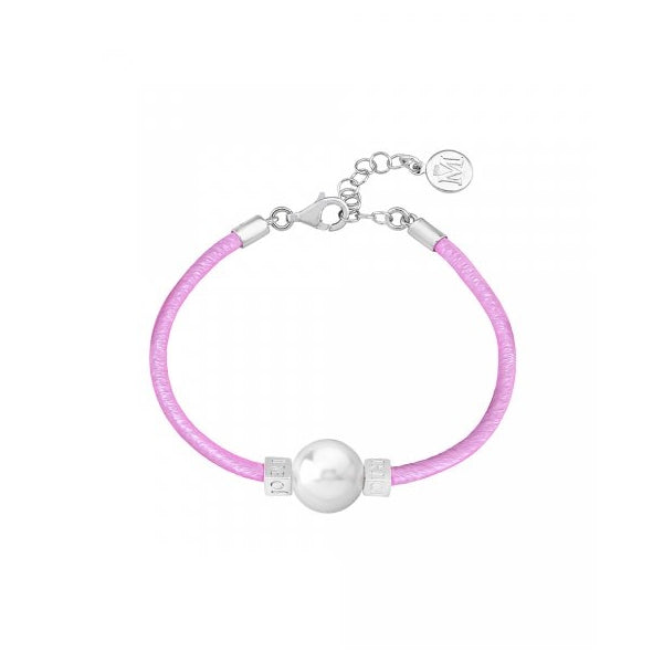 Pink bracelet with pearl bead, Majorica Jewelry Mod. 15349.01.2.000.010.1