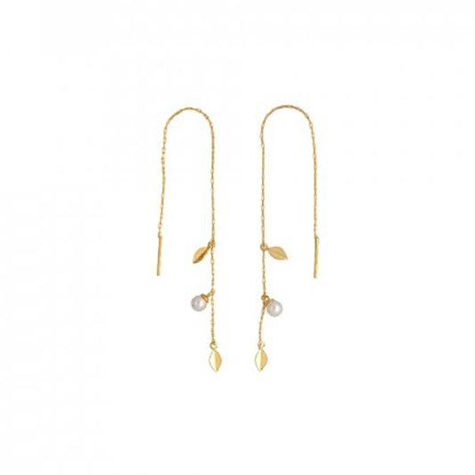 MAJORICA JEWELRY Mod. 16584.01.1.000.010.1 elegant gold and pearl earrings