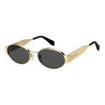 Alt Tag: Chic MARC JACOBS MOD. MARC 806_S metal sunglasses for ladies, oval shape with dark lenses, luxury fashion accessory.