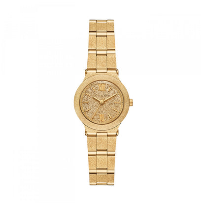 Luxurious gold watch showcasing the timeless style of MICHAEL KORS Mod. BILLIE with sparkling dial and elegant strap design.