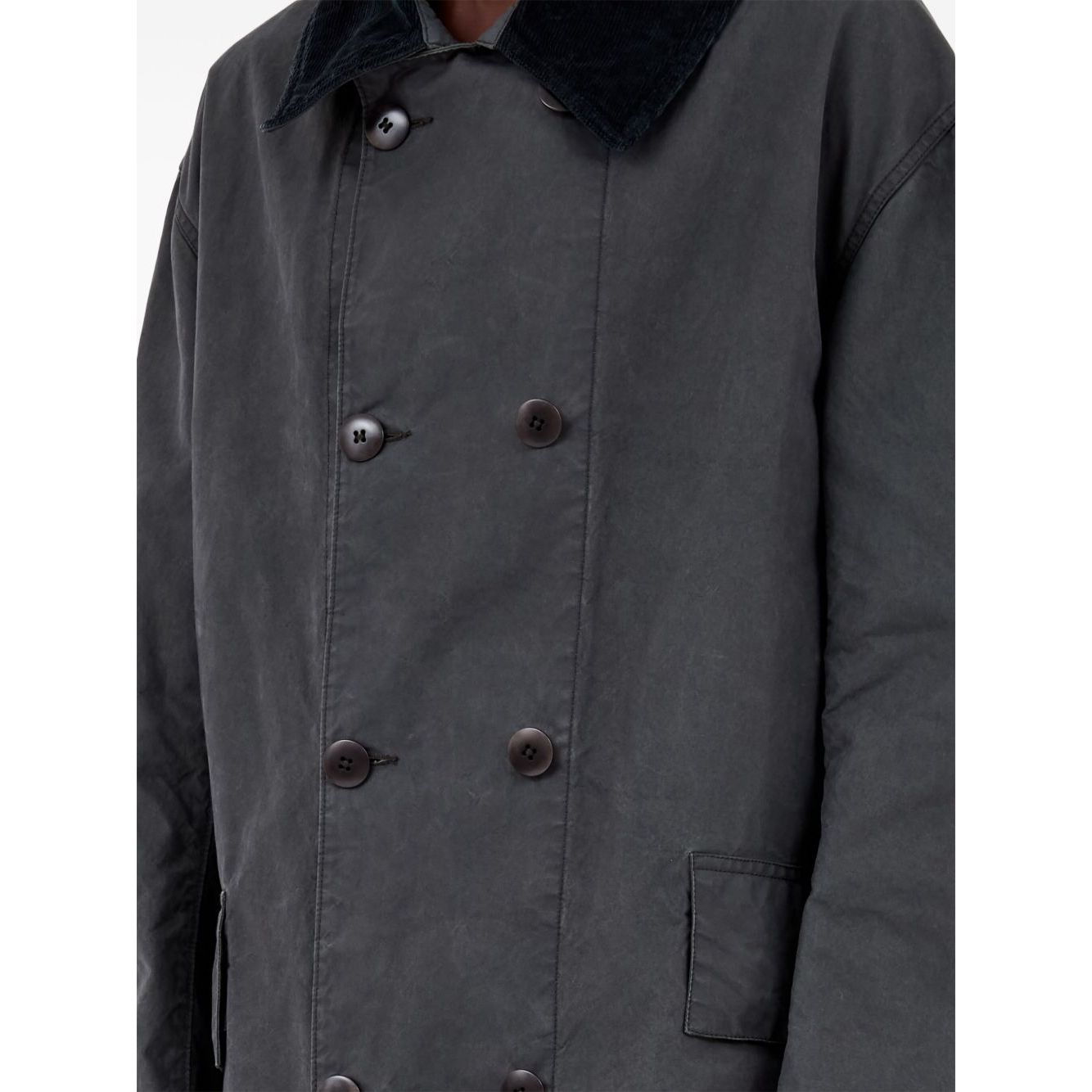 Maison Margiela Double Breasted Cotton Jacket Jackets