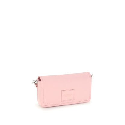 Marc Jacobs Multicolor Calf Leather Bos Taurus Shoulder Bag with pink grained design and removable strap, AW25 collection.