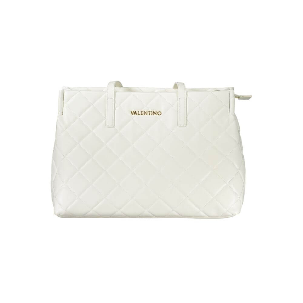Mario Valentino White Polyethylene Handbag
