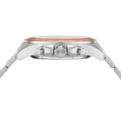 Side view of NAUTICA Mod. NAPOBF117 watch, quartz analog, multifunction, 47mm case, water-resistant 10 ATM, mineral dial, bracelet style.