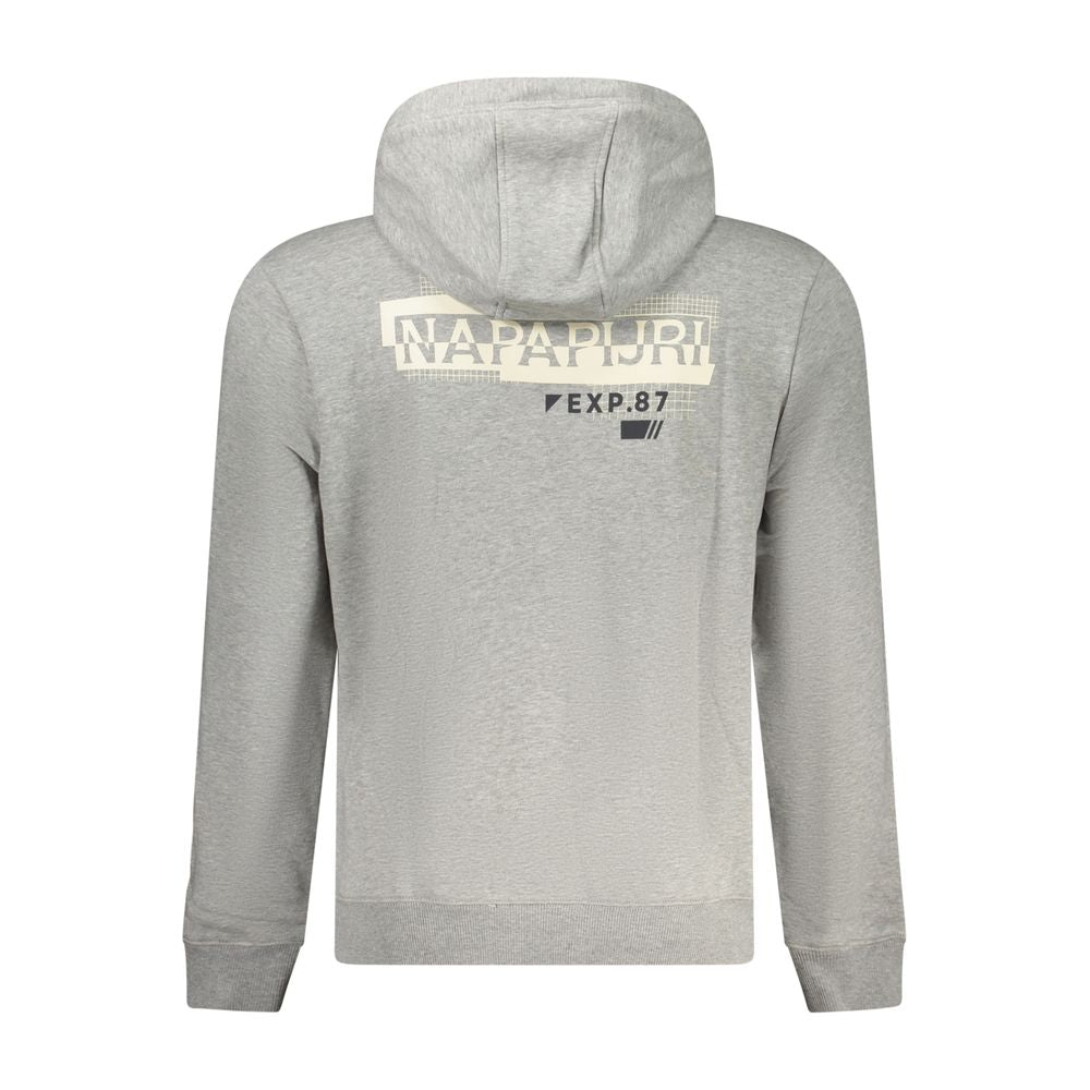 Napapijri Gray Cotton Sweatshirt