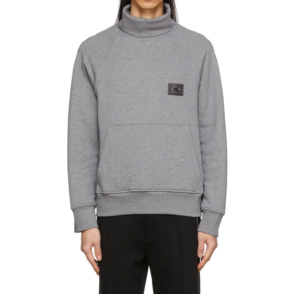 Neil Barrett Gray Cotton Sweatshirt
