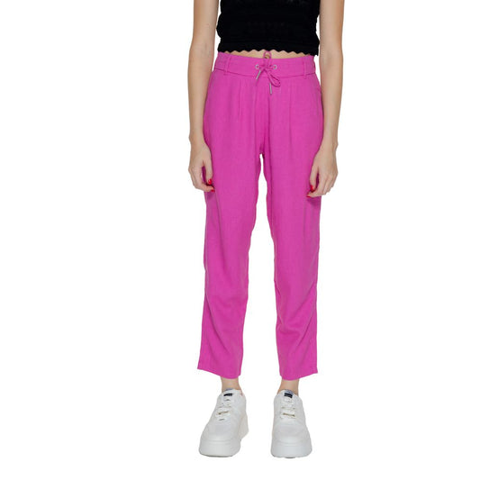 Only Multicolor Linen Casual Pants