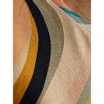 Close-up of PS By Paul Smith T-shirts and Polos MultiColour light pink cotton fabric with swirl design.