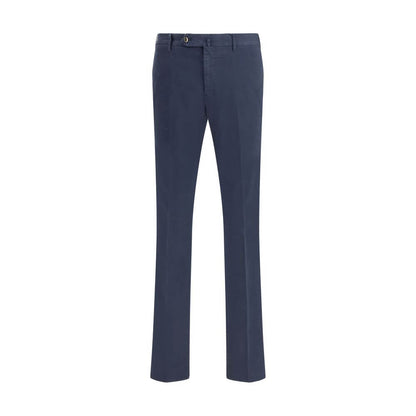 PT Torino Blue Elastane Casual Pants