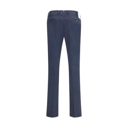 PT Torino Blue Elastane Casual Pants