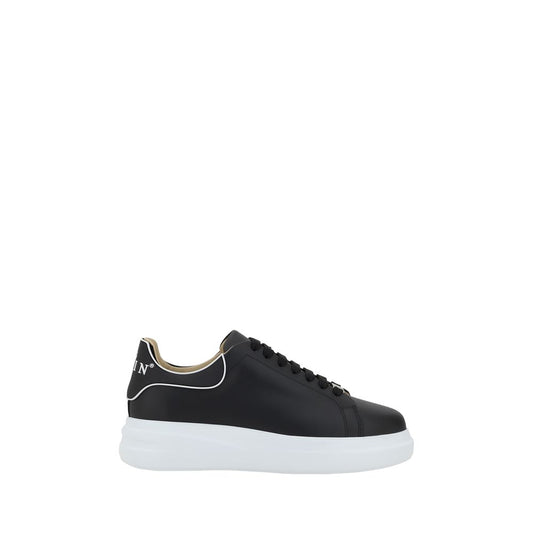 Philipp Plein Black Rubber Low Top Sneakers