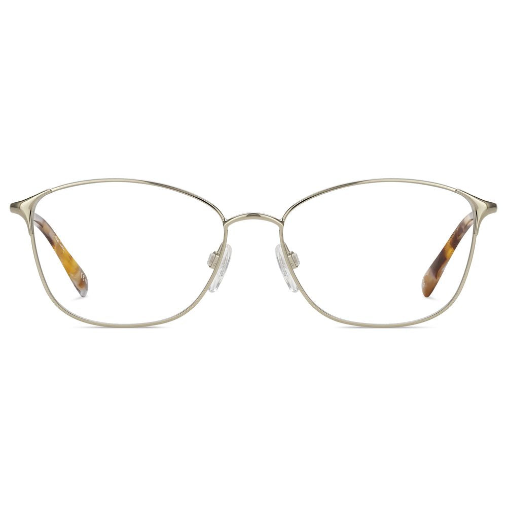 Front view of Pierre Cardin Bronze Metal Frames eyeglasses in light gold color, model P.C.-8849-3YG, featuring metal frame, size 55/16/145mm.
