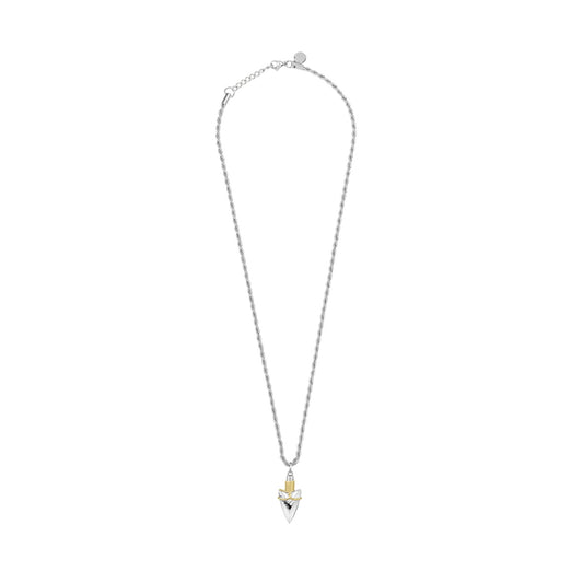 RADIANT JEWELS JEWELRY Mod. RH000204 silver necklace with a geometric pendant