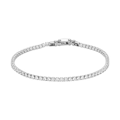 RADIANT JEWELS JEWELRY Mod. RH000324 sparkling diamond bracelet in elegant silver setting, showcasing timeless luxury and style.