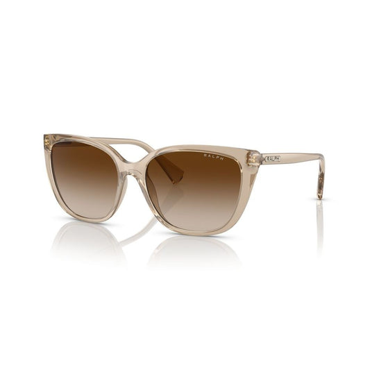 RALPH MOD. RA 5274 lady sunglasses with beige frame and brown lenses.