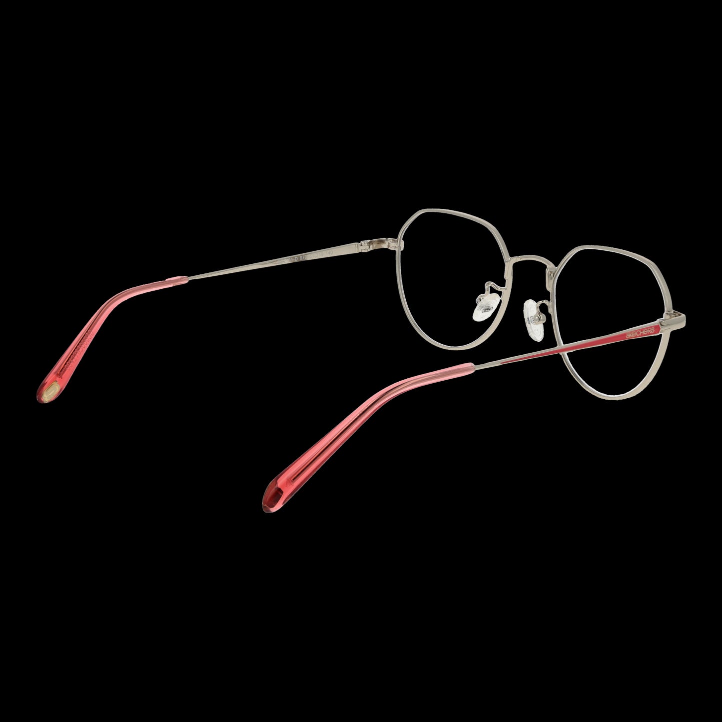 Stylish lady's eyeglasses SKECHERS MOD. SE2181-D 51072 with metal frame and red temples.