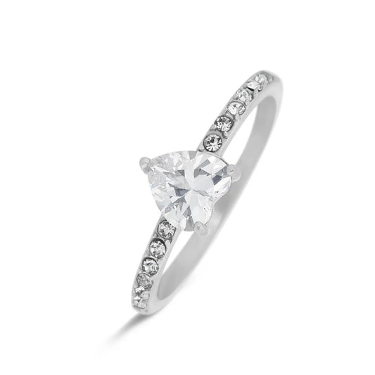 Elegant diamond ring from STROILI Mod. 1685876 jewelry collection.