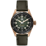 TAG HEUER Mod. AUTAVIA CAL5 COSC wristwatch with stainless steel case and sapphire dial, displayed on leather strap.