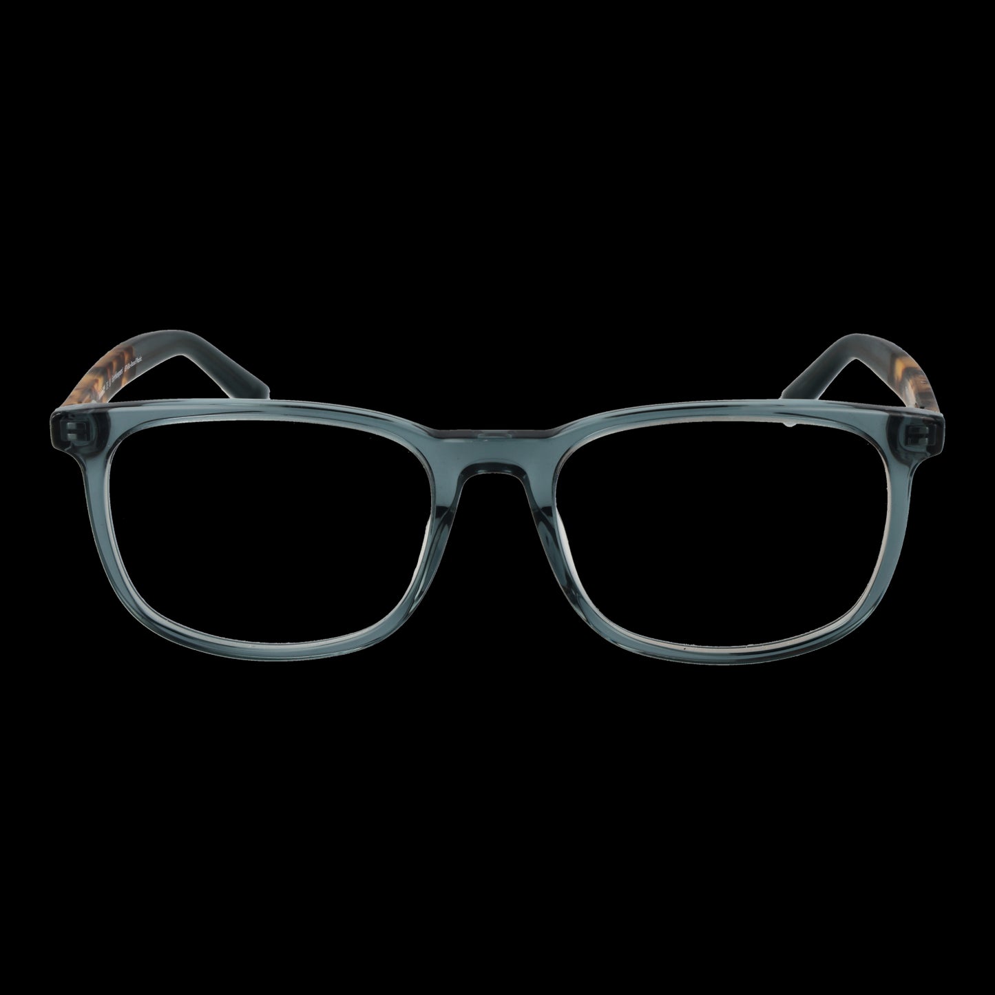 Front view of TIMBERLAND MOD. TB1822 56092 eyewear for gentlemen, black frame glasses displayed on a dark background.