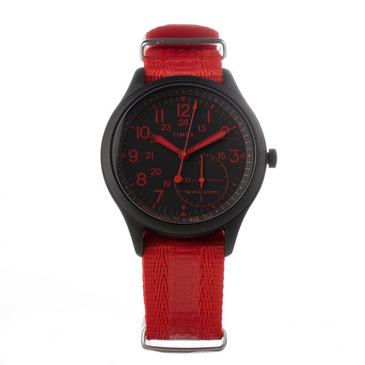 Timex Red Nylon Sport Watch