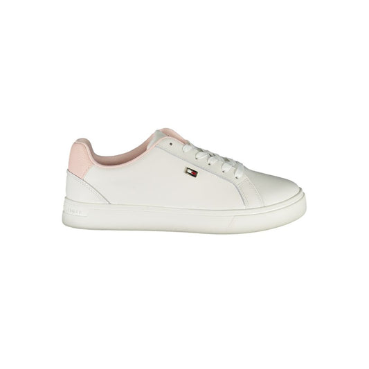 Tommy Hilfiger Bianco Pelle Women Sneaker