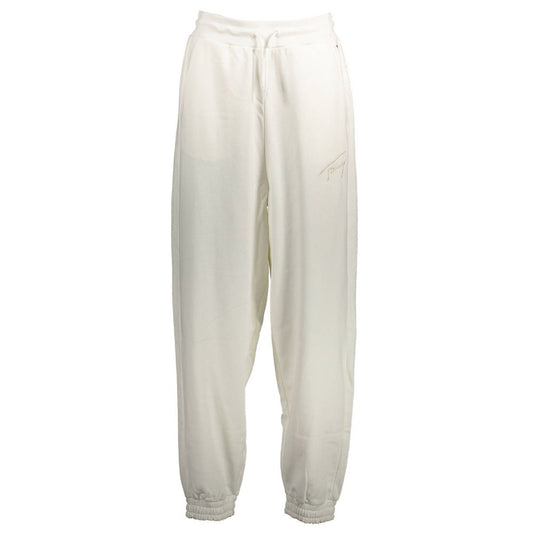 Tommy Hilfiger White Cotton Women's Sweatpant