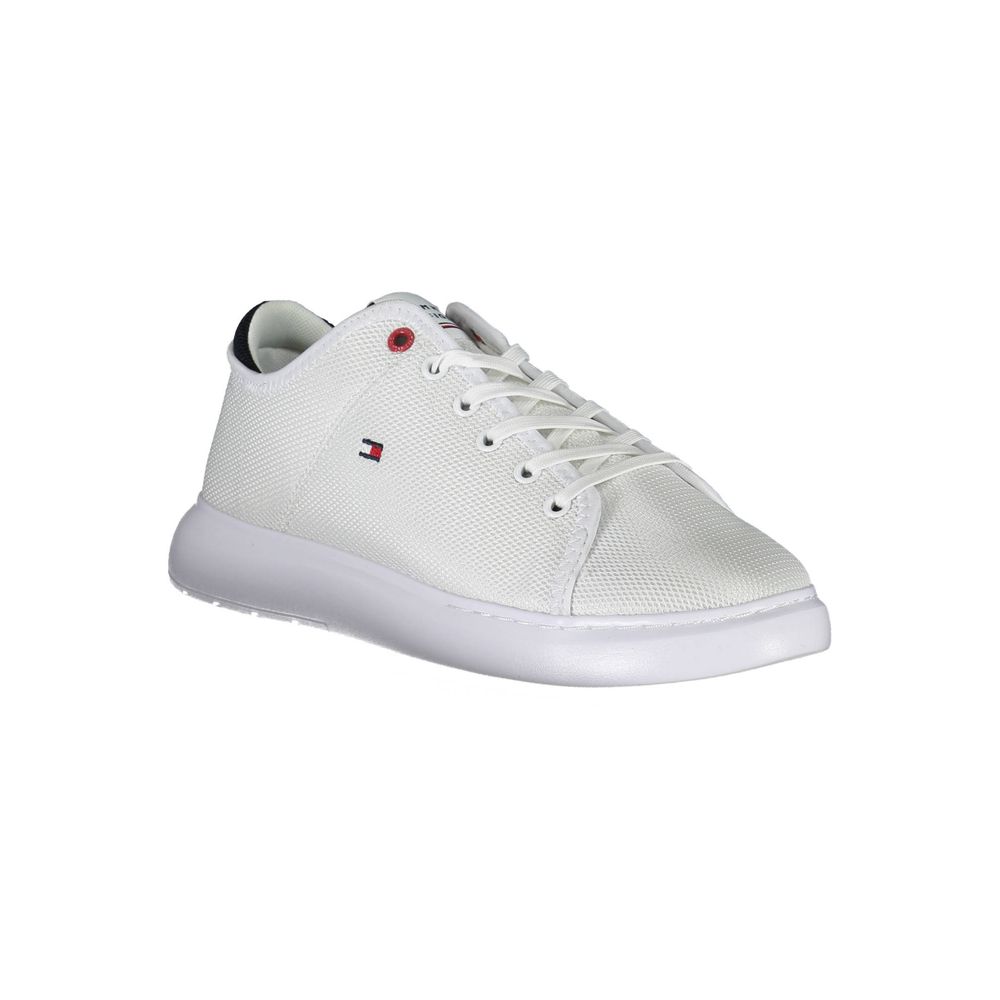 Tommy Hilfiger White Polyester Sneaker