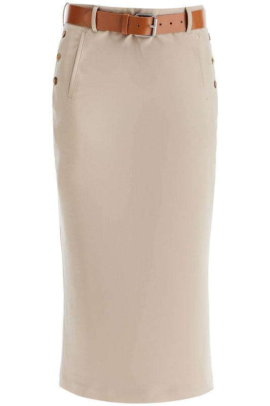 Moschino skirt with belt Skirts Moschino Gray