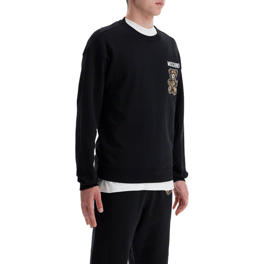 moschino teddy bear crewneck