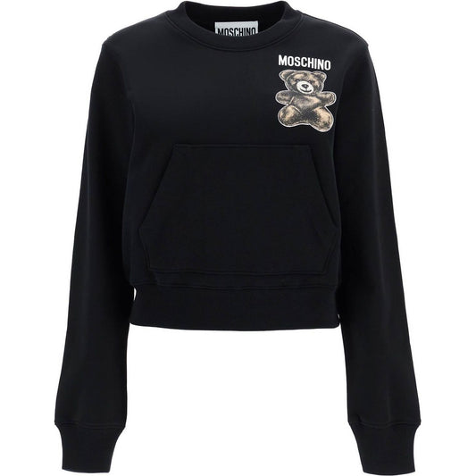 moschino teddy bear crewneck