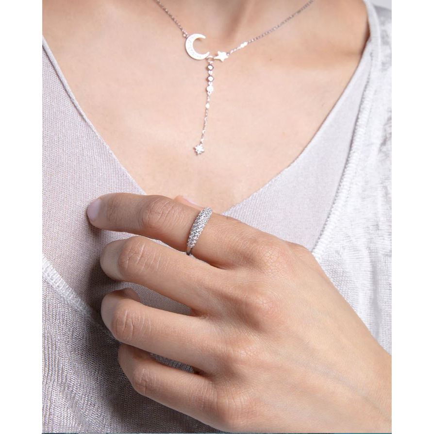 VICEROY JEWELS Mod. 9125A018-30; lady's silver ring with quartz analog multifunction, 10 ATM water resistance, in official packaging.