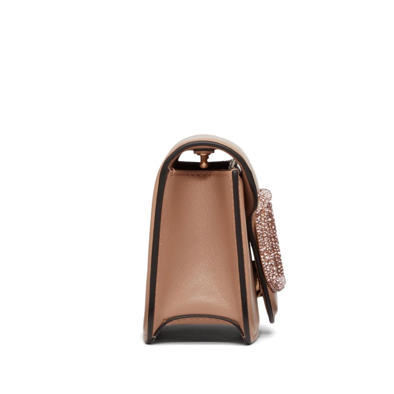 Front view with bag zipped and handles upright.