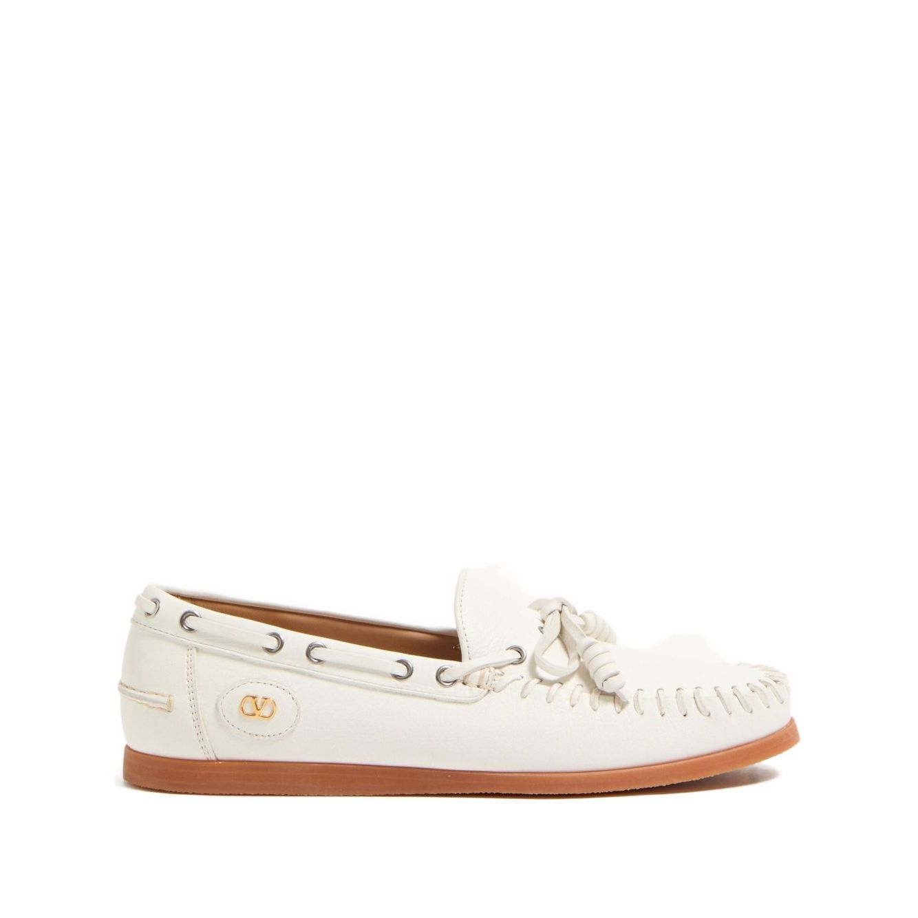 Valentino Garavani Palm Avenue Buffalo Boat Shoe