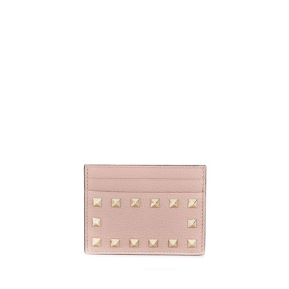 Valentino Garavani Rockstud leather card case