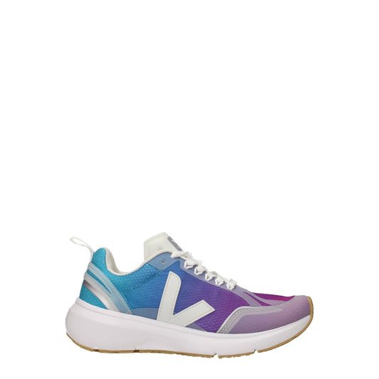 Veja Multicolor Fabric Athletic Sneakers with side and front logos, rubber sole, 4 cm heel, and lace-up closure.