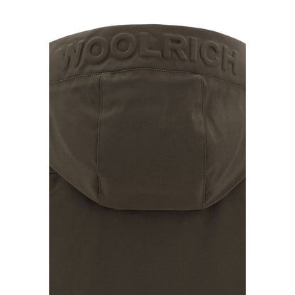 Woolrich Green Polyester Shell Jacket