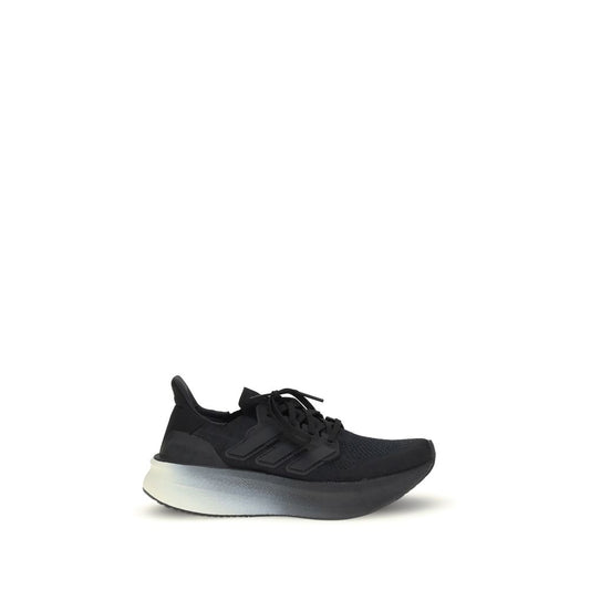 Y-3 Black Fabric Athletic Sneakers with TPU heel cage and BOOST midsole for excellent comfort and style.