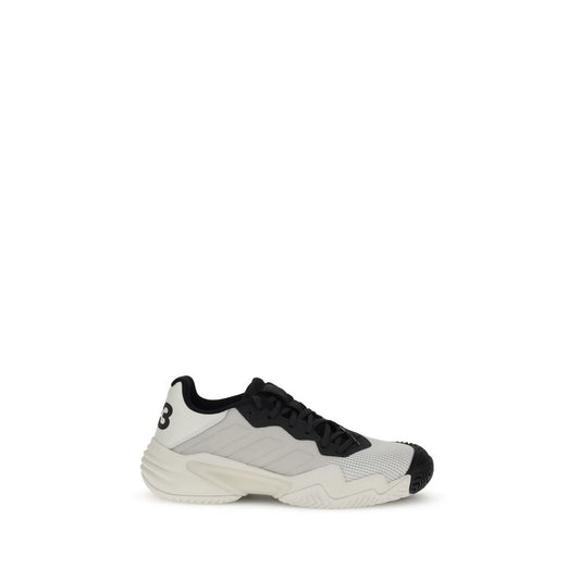Y-3 Multicolor Polyamide Athletic Sneakers with breathable mesh and Adiwear outsole displayed against white background.